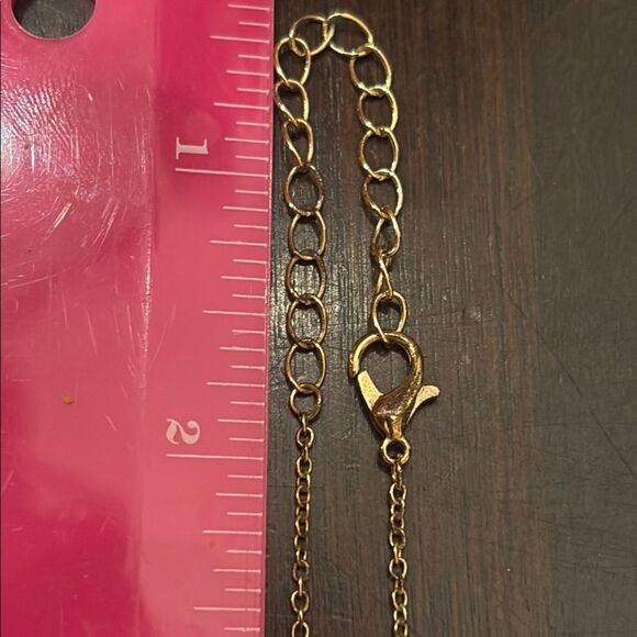 Elegant Gold Necklace with mini circle Charms - Picture 5 of 5